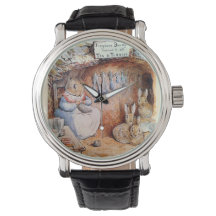 Peter Rabbit Round Clock Watch