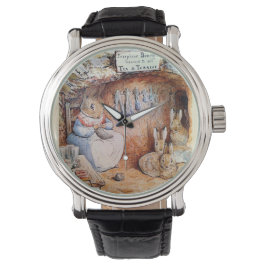 Peter Rabbit Round Clock Watch Armbanduhr