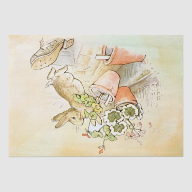Peter Rabbit (Schuh) Gewebepapier Seidenpapier (Vorderseite)