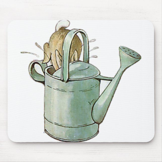 PETER RABBIT tauchte zuerst in die Dose, um sich z Mousepad (Vorne)