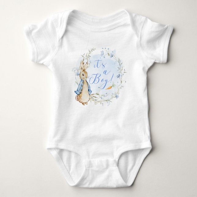 Peter Rabbit-Thema Es ist ein Boy Bodysuits (Vorderseite)