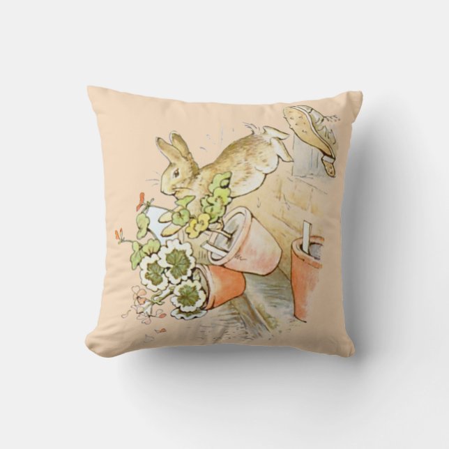Peter Rabbit Throw Pillow Kissen (Vorderseite)