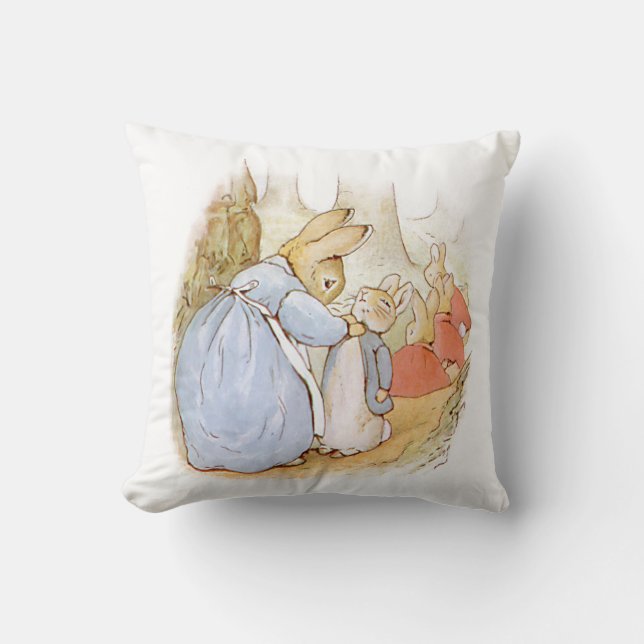 Peter Rabbit Throw Pillow Kissen (Vorderseite)