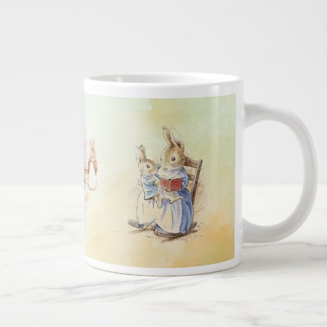 Peter Rabbit und Beniamin Bunny Jumbo-Tasse (Rechts)