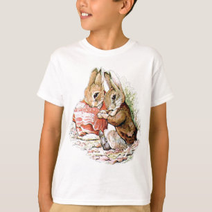 Peter Rabbit und Benjamin Bunny planen ihren Angri T-Shirt
