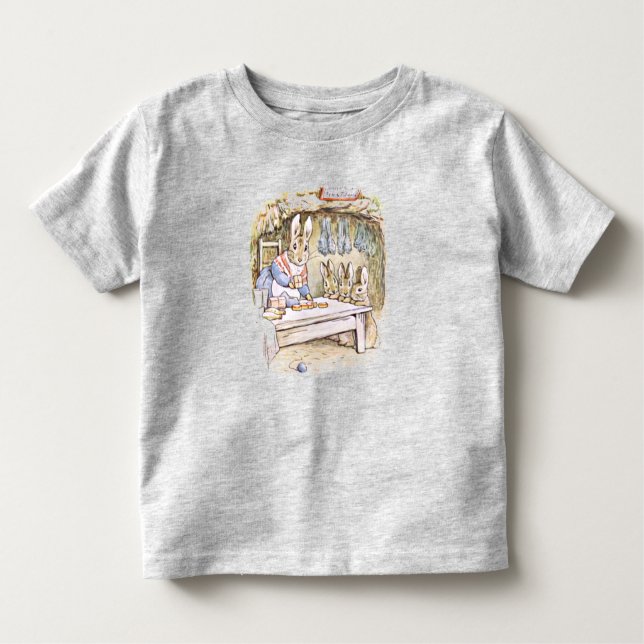 Peter Rabbit und Benjamin Bunny Toddler T - Shirt (Vorderseite)