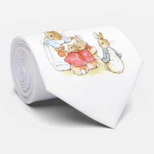 Peter Rabbit und seine Schwester (von Beatrix Pott Krawatte