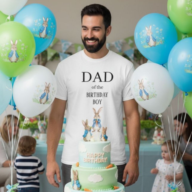 Peter Rabbit Vater der Party-Familie des Geburtsta T-Shirt (Von Creator hochgeladen)