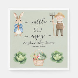 Peter Rabbit Veggies Herr McGreggor Garden Party Serviette