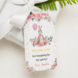 Peter Rabbit Vielen Dank Tag Geburtstagsparty Geschenkanhänger