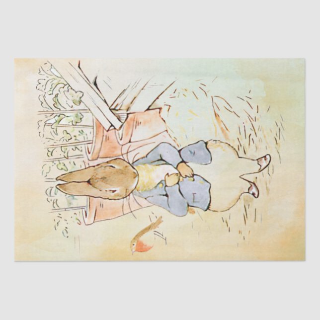 Peter Rabbit (Vogel) Gewebepapier Seidenpapier (Vorderseite)