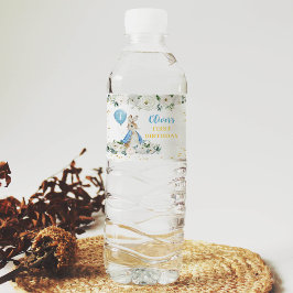 Peter Rabbit Wasserflasche - Geburtstagsparty Wasserflaschenetikett