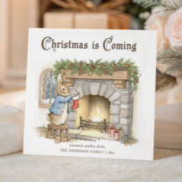 Peter Rabbit Weihnachtlich Feiertagskarte