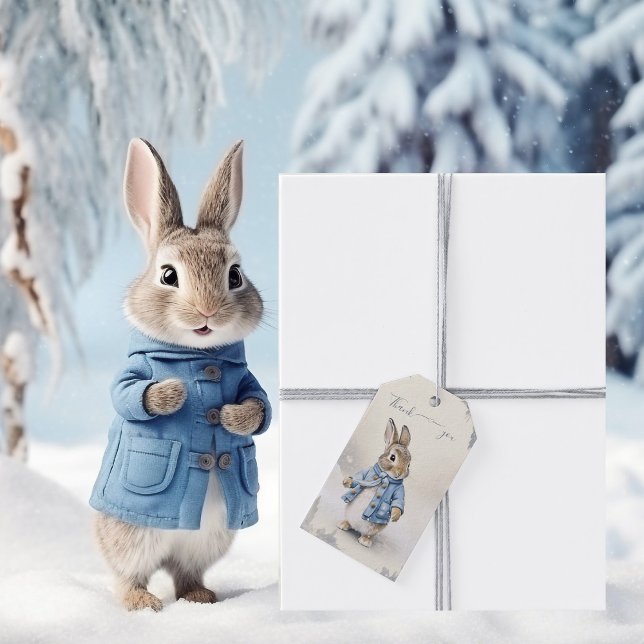 Peter Rabbit Winterurlaub Geschenkanhänger (Von Creator hochgeladen)
