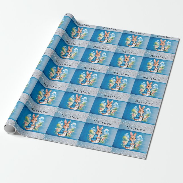 Peter Rabbit's Garden Boy Birthday Bash Geschenkpapier (Ungerollt)