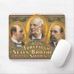 Peter Sells, Adam Forepaugh und Lewis Sells Mousepad