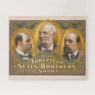 Peter Sells, Adam Forepaugh und Lewis Sells Puzzle