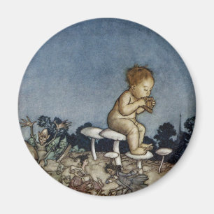 Peter spielte seine Flute Magnet