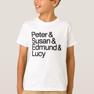 Peter & Susan & Edmund & Lucy T - Shirt für Kinder