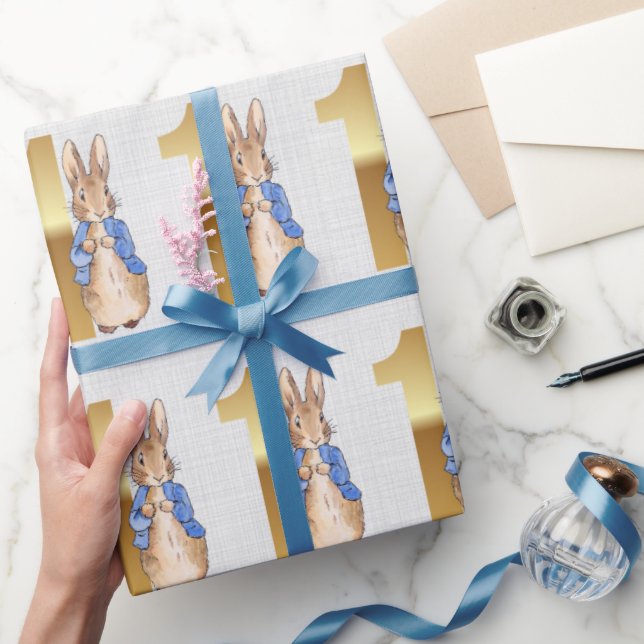 Peter the Rabbit 1. Geburtstag Geschenkpapier (Schenken)