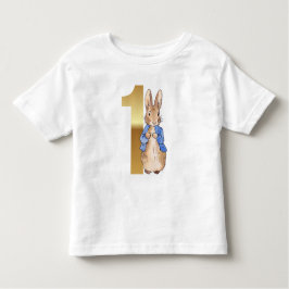 Peter the Rabbit 1. Geburtstag Kleinkind T-shirt