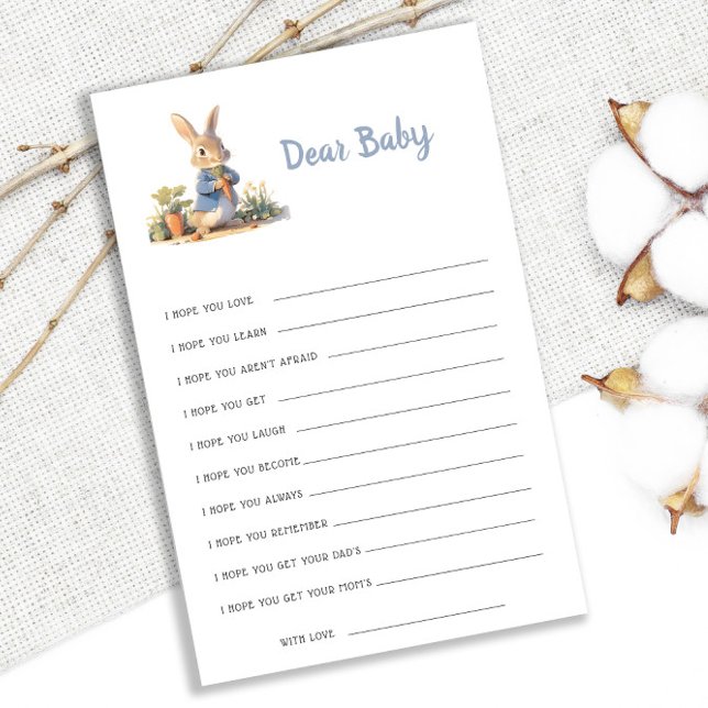 Peter The Rabbit Baby Shower Lieber Baby wünscht S (Von Creator hochgeladen)
