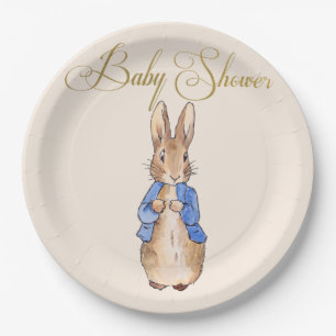 Peter the Rabbit Baby Shower Pappteller