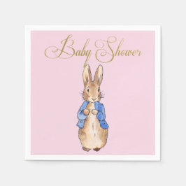 Peter the Rabbit Baby Shower Serviette