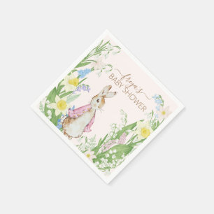 Peter the Rabbit Baby Shower Serviette
