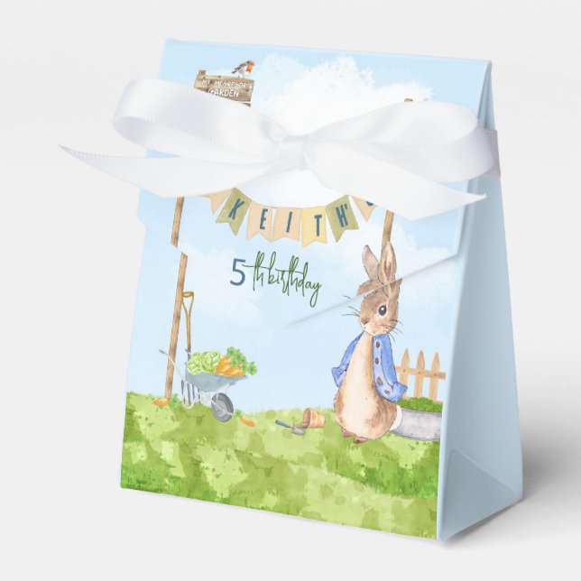 Peter the Rabbit Birthday Garden Party Geschenkschachtel (Vorderseite)
