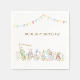Peter the Rabbit Birthday Parade Serviette