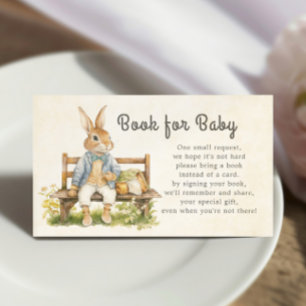 Peter The Rabbit Book for Baby Shooting Vintag Begleitkarte