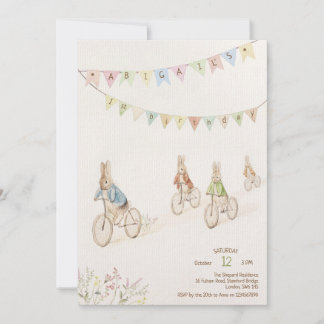 Peter the Rabbit Bunny Gender Neutral 1. Geburtsta Einladung