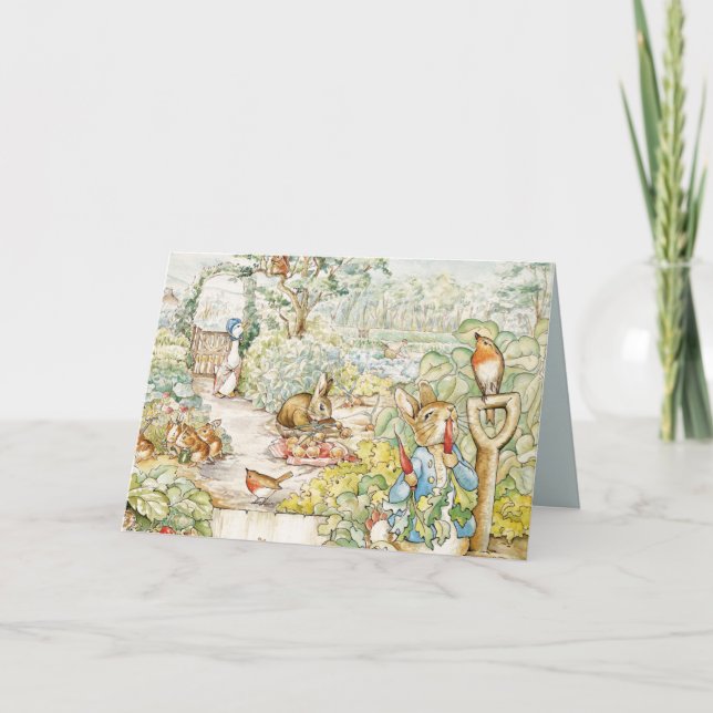 Peter the Rabbit Dankeskarte (Vorderseite)