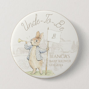 Peter the Rabbit Einige Bunny Baby Dusche Onkel zu Button