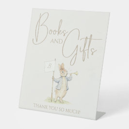 Peter the Rabbit Einige sonnige Bücher und Geschen Sockelschild