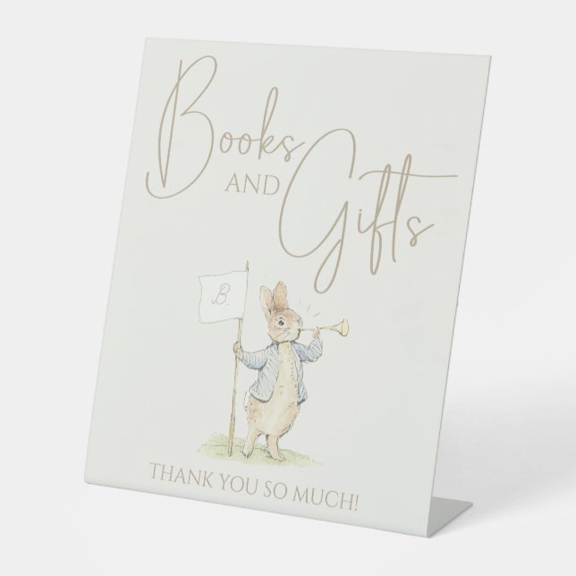 Peter the Rabbit Einige sonnige Bücher und Geschen Sockelschild (Vorderseite)