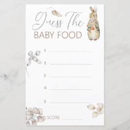 Peter the Rabbit Fall Ratet das Baby Food Game