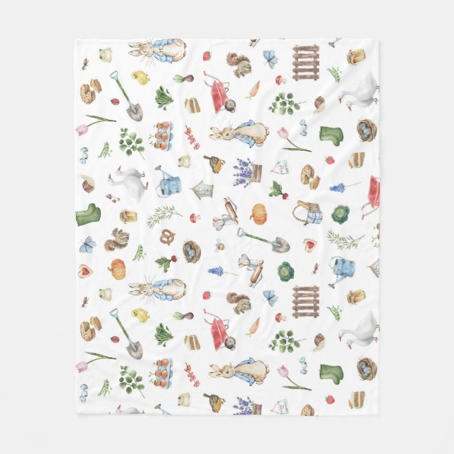 Peter the Rabbit Fleecedecke (Vorderseite)