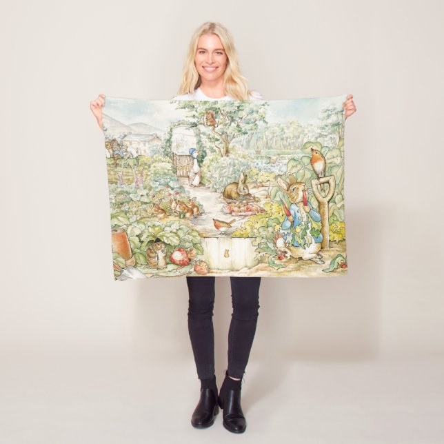 Peter the Rabbit Fleecedecke (Beispiel)