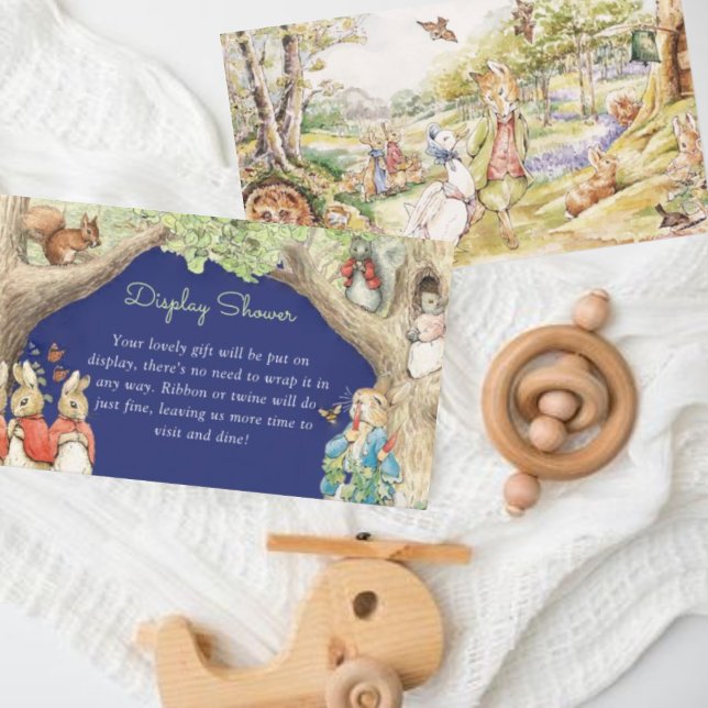 Peter the Rabbit Forest Friends Display Dusche Begleitkarte (Von Creator hochgeladen)
