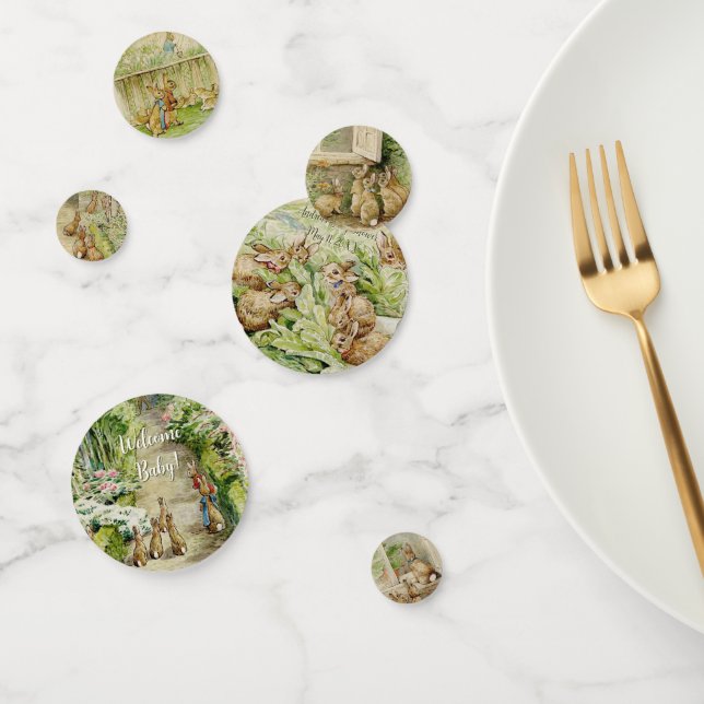 Peter the Rabbit Garden Baby Shower Konfetti (Gruppe)