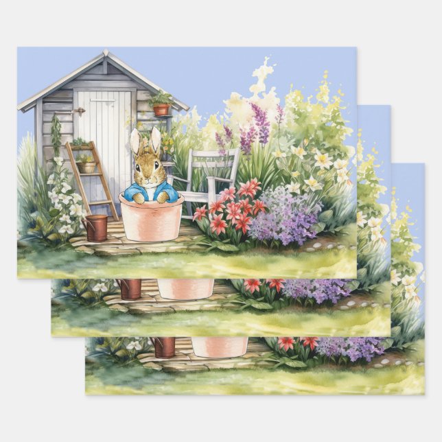 Peter the Rabbit Garden Shed Geschenkpapier Set (Set)