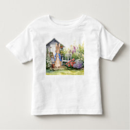 Peter the Rabbit Garden Shed Kleinkind T-shirt