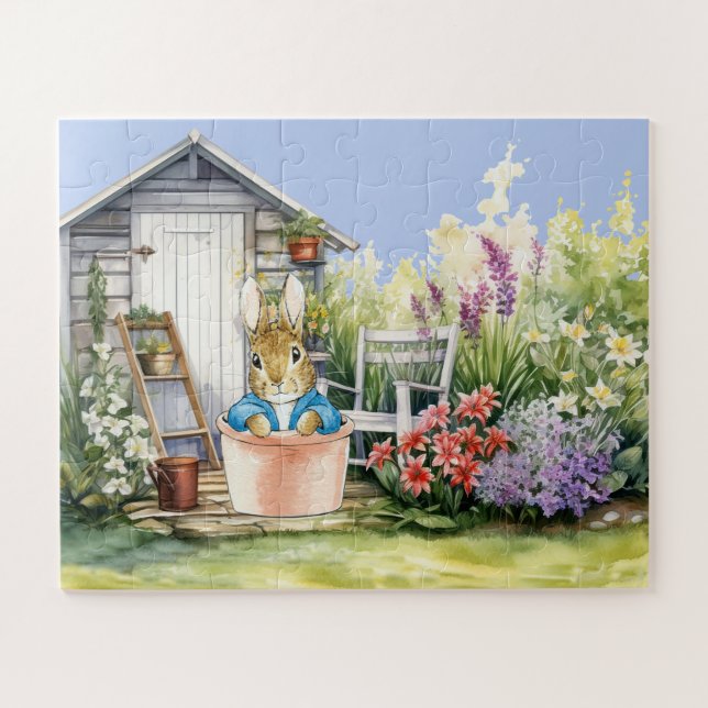 Peter the Rabbit Garden Shed Puzzle (Horizontal)