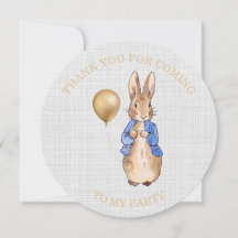Peter the Rabbit Gray Linen