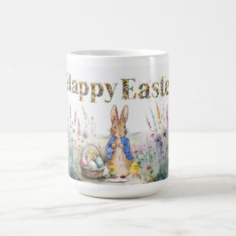 Peter the Rabbit Happy Oaster and Baby Chicks Kaffeetasse