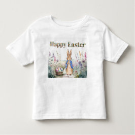 Peter the Rabbit Happy Oaster Kleinkind T-shirt