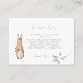 Peter the Rabbit Herbst Herbst Winter Baby Dusche Begleitkarte