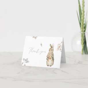 Peter the Rabbit Herbst Herbst Winter Baby Dusche Dankeskarte